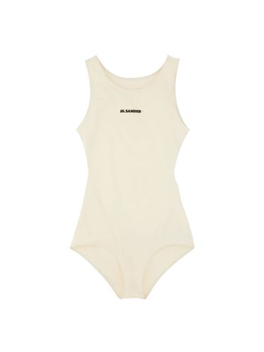 One Piece Swimsuit With Logo - Jil Sander - Modalova