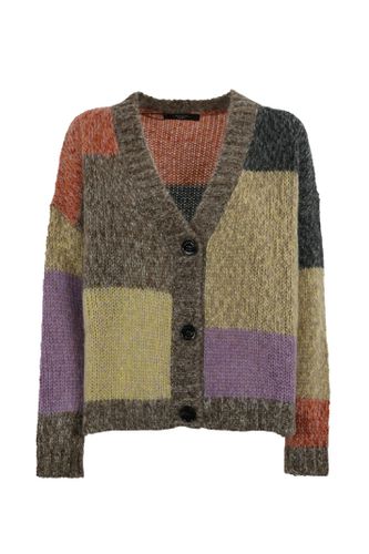 Oversized Multicolor Mohair Chine Cardigan - Weekend Max Mara - Modalova