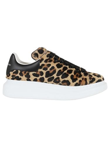 Oversized Sneakers In Leopard/black - Alexander McQueen - Modalova