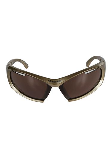 Logo Detail Biker Sunglasses - Balenciaga Eyewear - Modalova