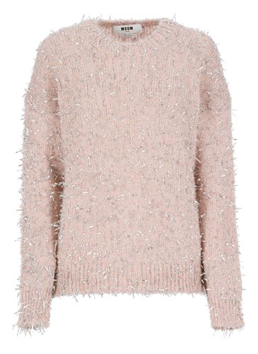 MSGM Lurex Sweater - MSGM - Modalova