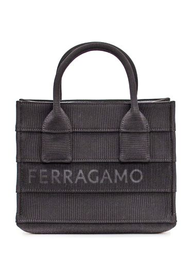 Black Fabric Beach S Handbag - Ferragamo - Modalova