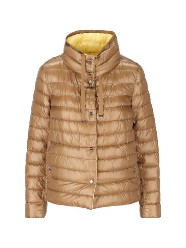 Funnel Neck Reversible Puffer Jacket - Herno - Modalova