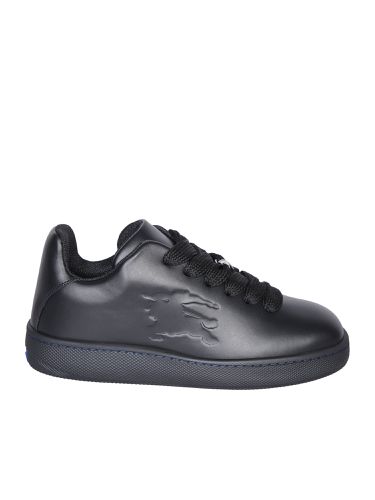 Burberry Leather Black Sneakers - Burberry - Modalova