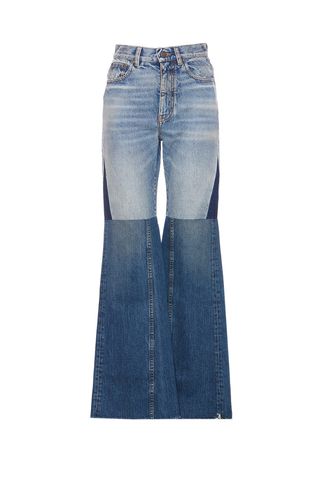 Chloé Flared Patchwork Denim Jeans - Chloé - Modalova