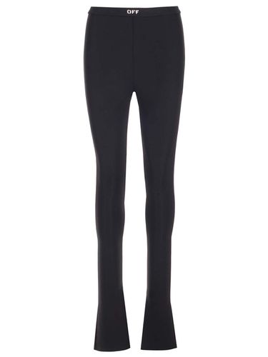 Off Stamp Sleek Split Leggings - Off-White - Modalova