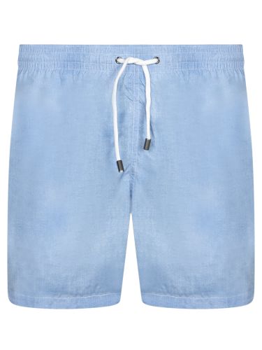 Light Microfiber Swim Shorts - Canali - Modalova