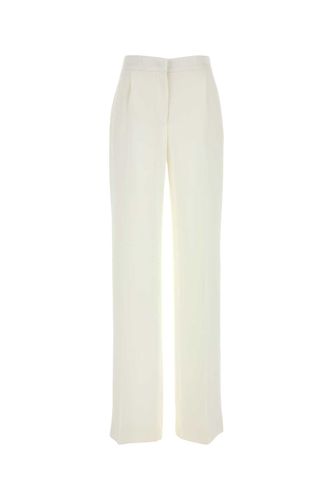 Ivory Stretch Viscose Palazzo Pant - Alberta Ferretti - Modalova