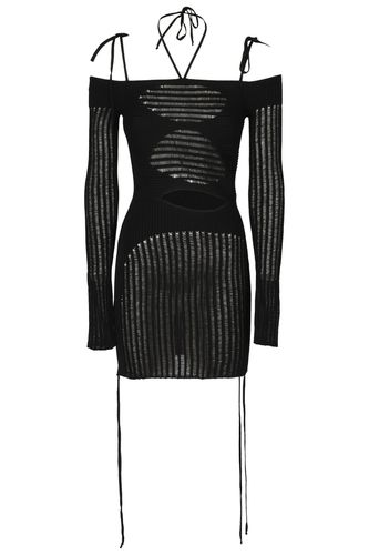 ANDREĀDAMO Ribbed Knit Mini Dress - ANDREĀDAMO - Modalova