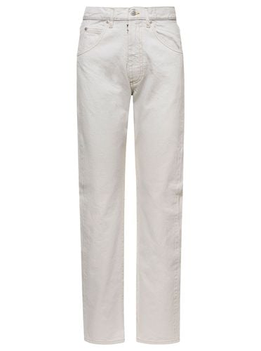 Pocket Style Straight Jeans With Contrasting Stitching In Cotton Denim Woman - Maison Margiela - Modalova