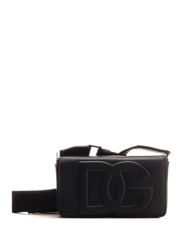 Black Dg Embossed Mini Bag - Dolce & Gabbana - Modalova