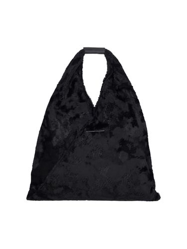 Medium Tote Bag With Faux Fur japanese - MM6 Maison Margiela - Modalova