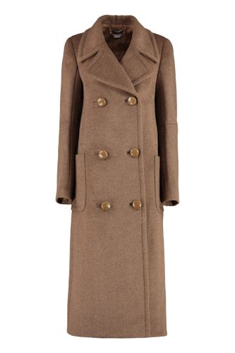 Double-breasted Wool Coat - Stella McCartney - Modalova