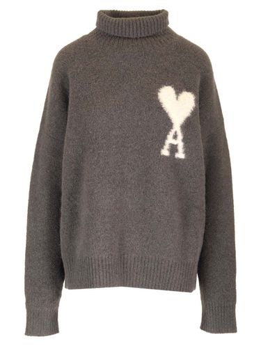 Stretch Alpaca Sweater - Ami Alexandre Mattiussi - Modalova