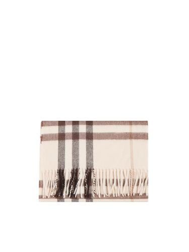 Burberry Embroidered Cashmere Scarf - Burberry - Modalova