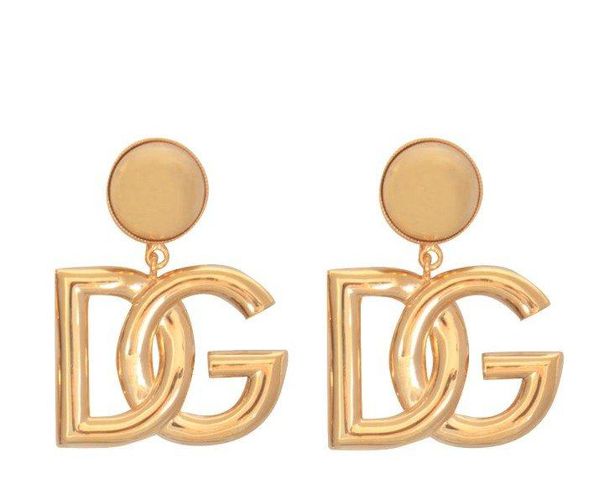 Dg Logo Clip-on Earrings - Dolce & Gabbana - Modalova