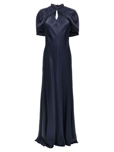 Alberta Ferretti Long Satin Dress - Alberta Ferretti - Modalova