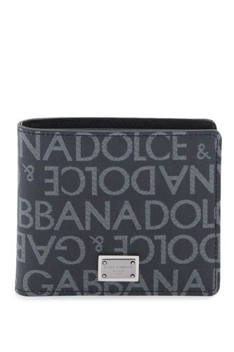 Jacquard Logo Wallet - Dolce & Gabbana - Modalova