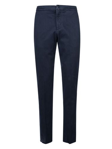 Elastic High Waist Plain Trousers - Kiton - Modalova