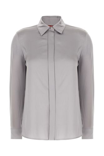 Grey Stretch Silk Shirt - Max Mara Studio - Modalova