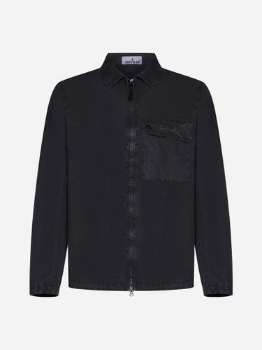 Stone Island Cotton Overshirt - Stone Island - Modalova