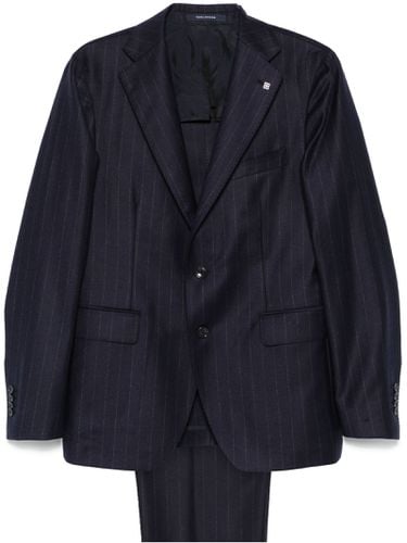 Oxford Virgin Wool Pinstriped Suit - Tagliatore - Modalova