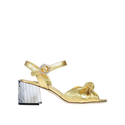 Keira Leather Sandals - Dolce & Gabbana - Modalova