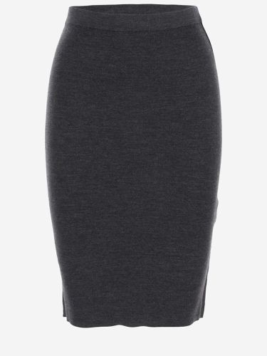 Cashmere Wool And Silk Pencil Skirt - Saint Laurent - Modalova