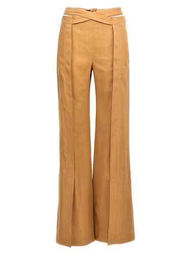 Twill Flare Trousers - Alberta Ferretti - Modalova