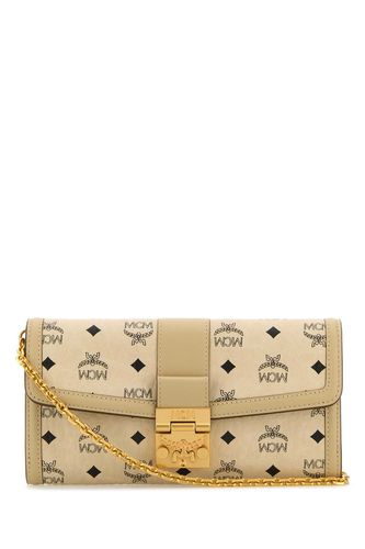 Printed Canvas Large Tracy Clutch - MCM - Modalova