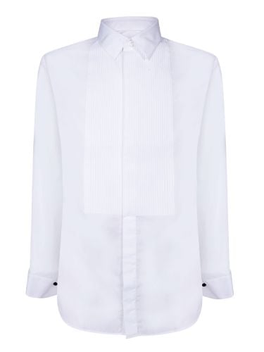 Giorgio Armani White Pleat Shirt - Giorgio Armani - Modalova
