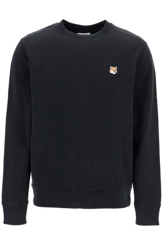 Fox Head Patch Sweatshirt With - Maison Kitsuné - Modalova