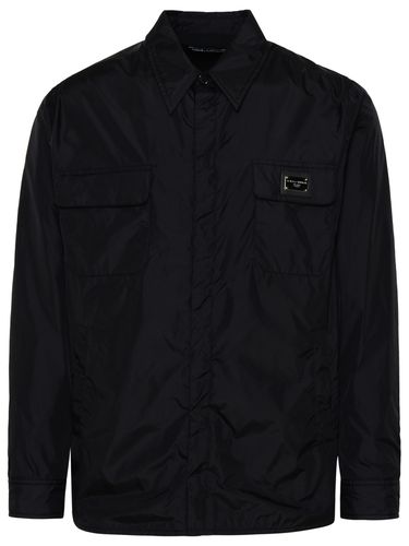 Dolce & Gabbana Black Nylon Shirt - Dolce & Gabbana - Modalova