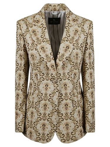 Etro Rear Slit Patterned Blazer - Etro - Modalova