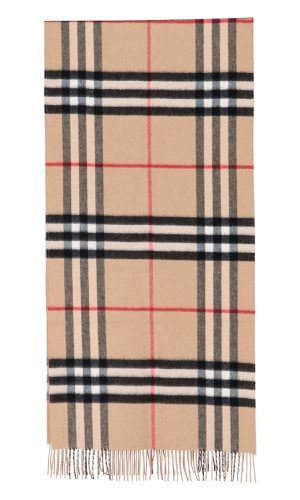 Burberry Embroidered Cashmere Scarf - Burberry - Modalova