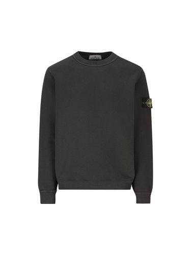 Logo Patch Crewneck Sweatshirt - Stone Island - Modalova