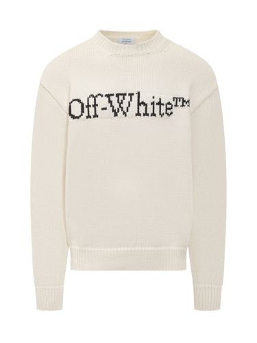 Off-White Big Logo Jacquard Sweater - Off-White - Modalova