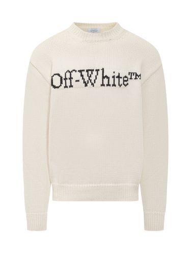 Ivory Cotton Blend Sweater - Off-White - Modalova