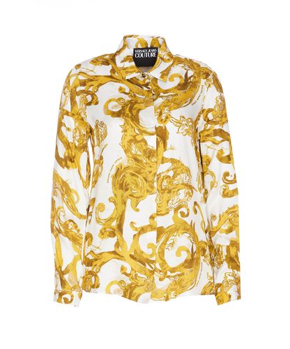 Watercolour Couture Shirt - Versace Jeans Couture - Modalova