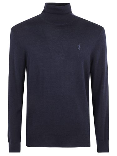 Turtleneck Logo Embroidered Slim Jumper - Ralph Lauren - Modalova