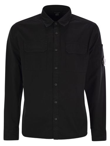 C. P. Company Organic Gabardine Buttoned Lens Shirt - C.P. Company - Modalova