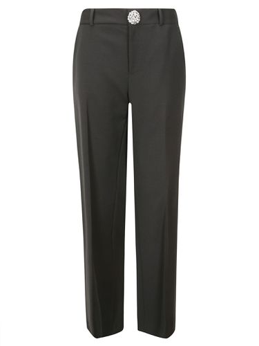 AREA Crystal Button Slit Trouser - AREA - Modalova