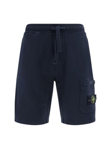 Stone Island Cotton Bermuda Shorts - Stone Island - Modalova