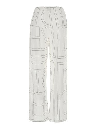 Totême Monogram Cotton Pj Bottoms - Totême - Modalova