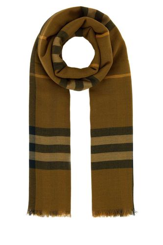 Burberry Checked Frayed-edge Scarf - Burberry - Modalova