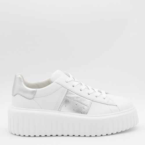 And Silver Leather Sneakers - Hogan - Modalova