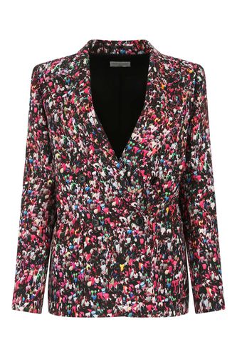 Printed Viscose Blend Blazer - Dries Van Noten - Modalova