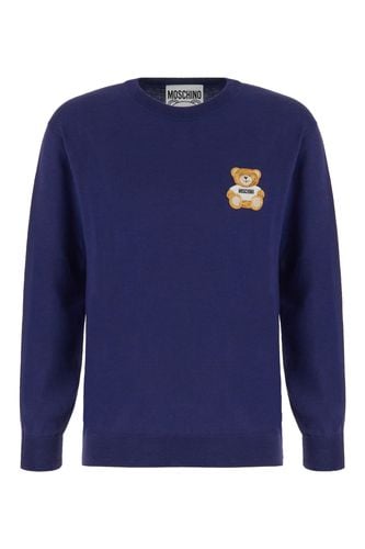 Moschino Blue Wool Sweater - Moschino - Modalova