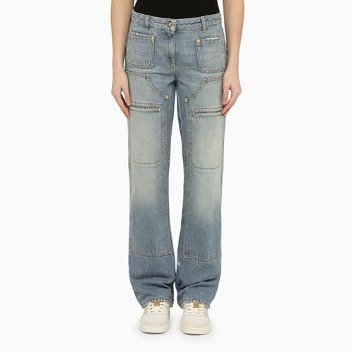 Multi-pocket Jeans In Denim - Palm Angels - Modalova