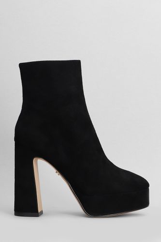 Leste High Heels Ankle Boots In Suede - Lola Cruz - Modalova